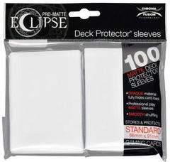 Ultra Pro Standard Size PRO-Matte Eclipse Sleeves - Arctic White - 100ct